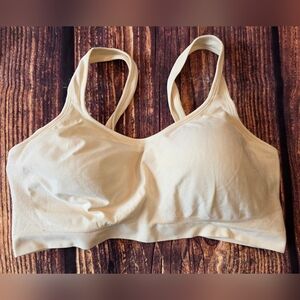 Truekind Size 2X Daily Comfort Wireless Shaper Bra Chai Nude Style #10022